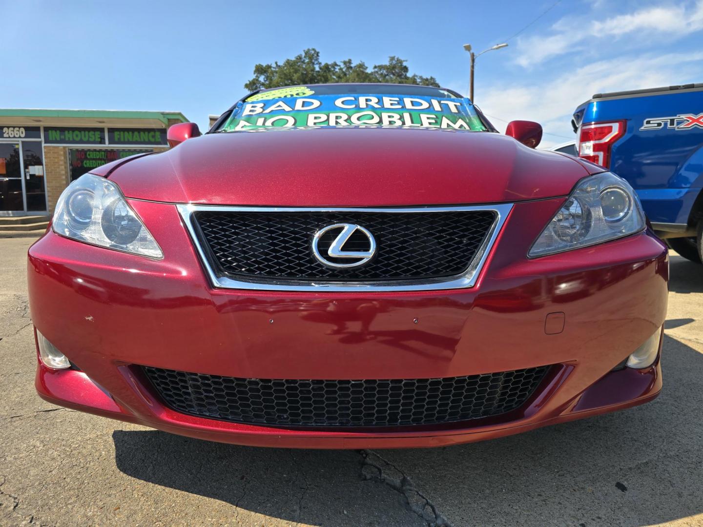 2006 RED Lexus IS (JTHBK262062) with an 2.5L V6 24V DOHC engine, AUTO transmission, located at 2660 S.Garland Avenue, Garland, TX, 75041, (469) 298-3118, 32.885387, -96.656776 - Photo#9