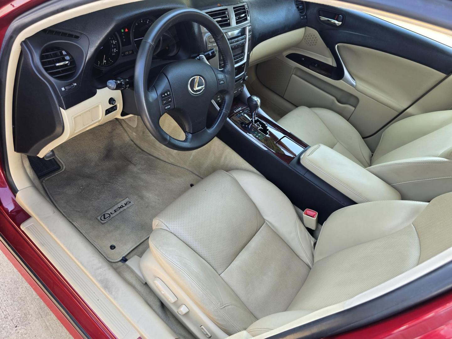 2006 RED Lexus IS (JTHBK262062) with an 2.5L V6 24V DOHC engine, AUTO transmission, located at 2660 S.Garland Avenue, Garland, TX, 75041, (469) 298-3118, 32.885387, -96.656776 - Photo#10