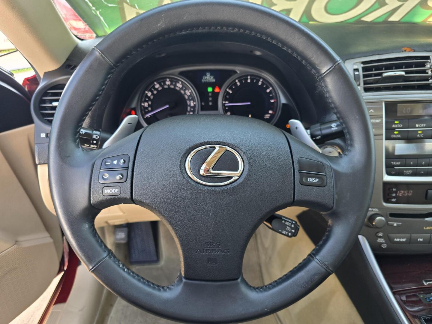 2006 RED Lexus IS (JTHBK262062) with an 2.5L V6 24V DOHC engine, AUTO transmission, located at 2660 S.Garland Avenue, Garland, TX, 75041, (469) 298-3118, 32.885387, -96.656776 - Photo#12