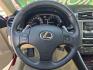 2006 RED Lexus IS (JTHBK262062) with an 2.5L V6 24V DOHC engine, AUTO transmission, located at 2660 S.Garland Avenue, Garland, TX, 75041, (469) 298-3118, 32.885387, -96.656776 - Photo#12