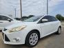 2012 WHITE Ford Focus SE (1FAHP3F21CL) with an 2.0L L4 DOHC 16V engine, AUTO transmission, located at 2660 S.Garland Avenue, Garland, TX, 75041, (469) 298-3118, 32.885387, -96.656776 - Photo#7