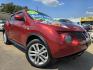 2012 RED /BLACK Nissan Juke SL (JN8AF5MR0CT) with an 1.6L L4 DOHC 16V engine, Continuously Variable Transmission transmission, located at 2660 S.Garland Avenue, Garland, TX, 75041, (469) 298-3118, 32.885387, -96.656776 - Photo#0