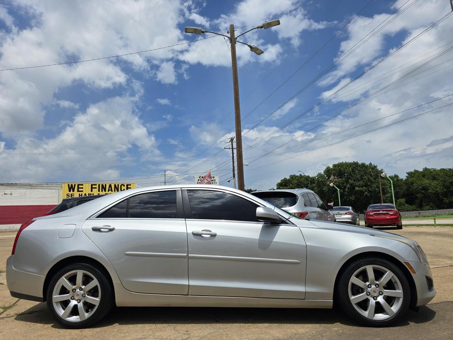 2013 SILVER Cadillac ATS (1G6AA5RAXD0) with an 2.5L L4 DOHC 16V engine, 6-Speed Automatic transmission, located at 2660 S.Garland Avenue, Garland, TX, 75041, (469) 298-3118, 32.885387, -96.656776 - Welcome to DallasAutos4Less, one of the Premier BUY HERE PAY HERE Dealers in the North Dallas Area. We specialize in financing to people with NO CREDIT or BAD CREDIT. We need proof of income, proof of residence, and a ID. Come buy your new car from us today!! This is a Loaded 2013 CADILLAC ATS 2. - Photo#2