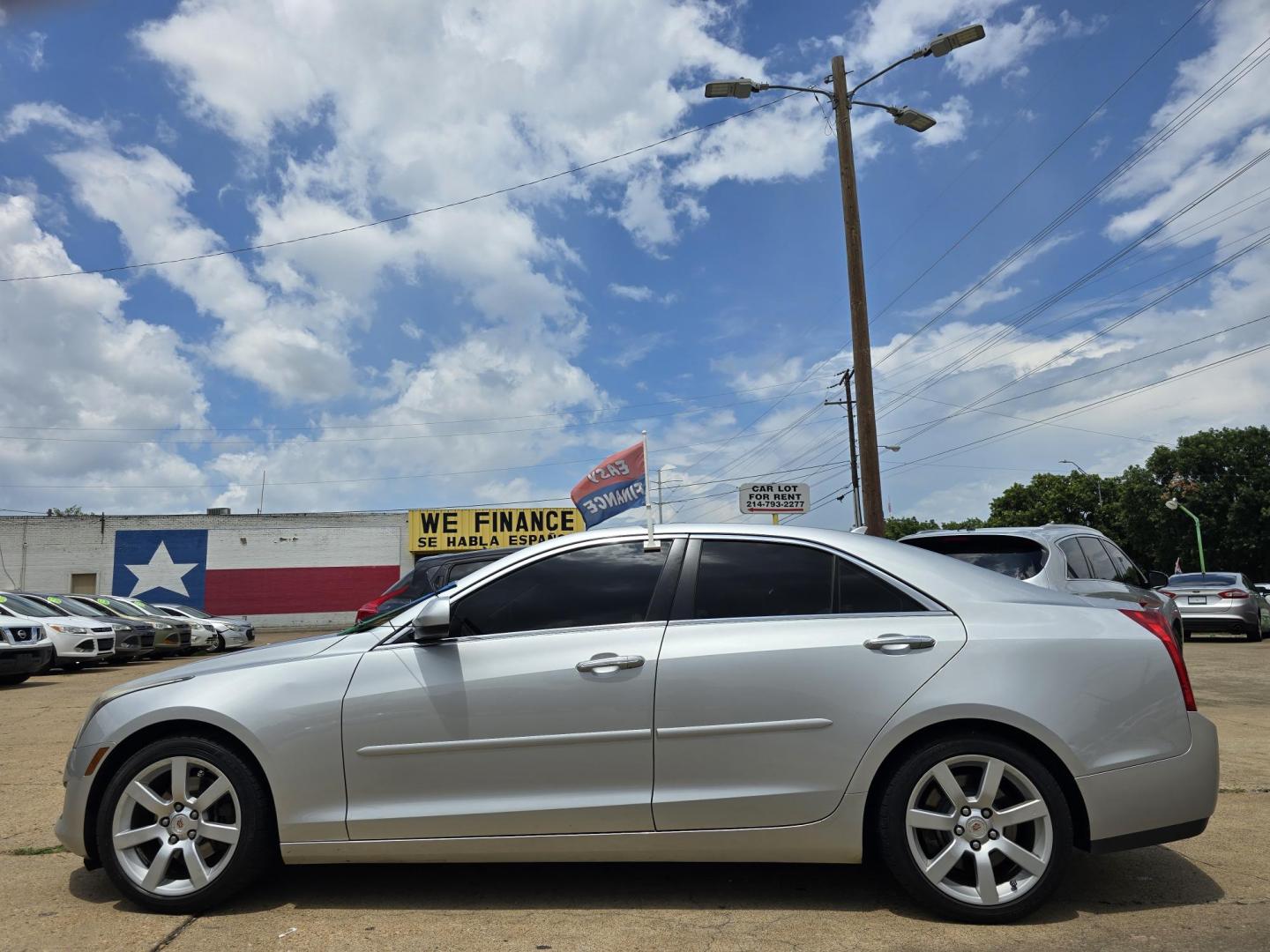 2013 SILVER Cadillac ATS (1G6AA5RAXD0) with an 2.5L L4 DOHC 16V engine, 6-Speed Automatic transmission, located at 2660 S.Garland Avenue, Garland, TX, 75041, (469) 298-3118, 32.885387, -96.656776 - Welcome to DallasAutos4Less, one of the Premier BUY HERE PAY HERE Dealers in the North Dallas Area. We specialize in financing to people with NO CREDIT or BAD CREDIT. We need proof of income, proof of residence, and a ID. Come buy your new car from us today!! This is a Loaded 2013 CADILLAC ATS 2. - Photo#6