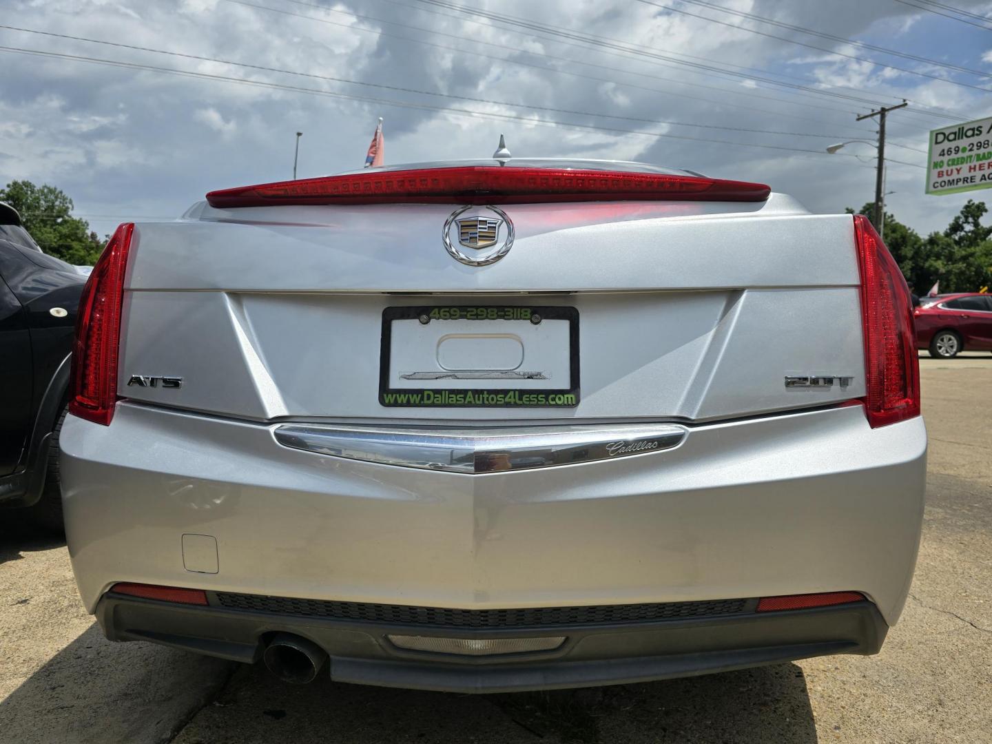 2013 SILVER Cadillac ATS (1G6AA5RAXD0) with an 2.5L L4 DOHC 16V engine, 6-Speed Automatic transmission, located at 2660 S.Garland Avenue, Garland, TX, 75041, (469) 298-3118, 32.885387, -96.656776 - Welcome to DallasAutos4Less, one of the Premier BUY HERE PAY HERE Dealers in the North Dallas Area. We specialize in financing to people with NO CREDIT or BAD CREDIT. We need proof of income, proof of residence, and a ID. Come buy your new car from us today!! This is a Loaded 2013 CADILLAC ATS 2. - Photo#4