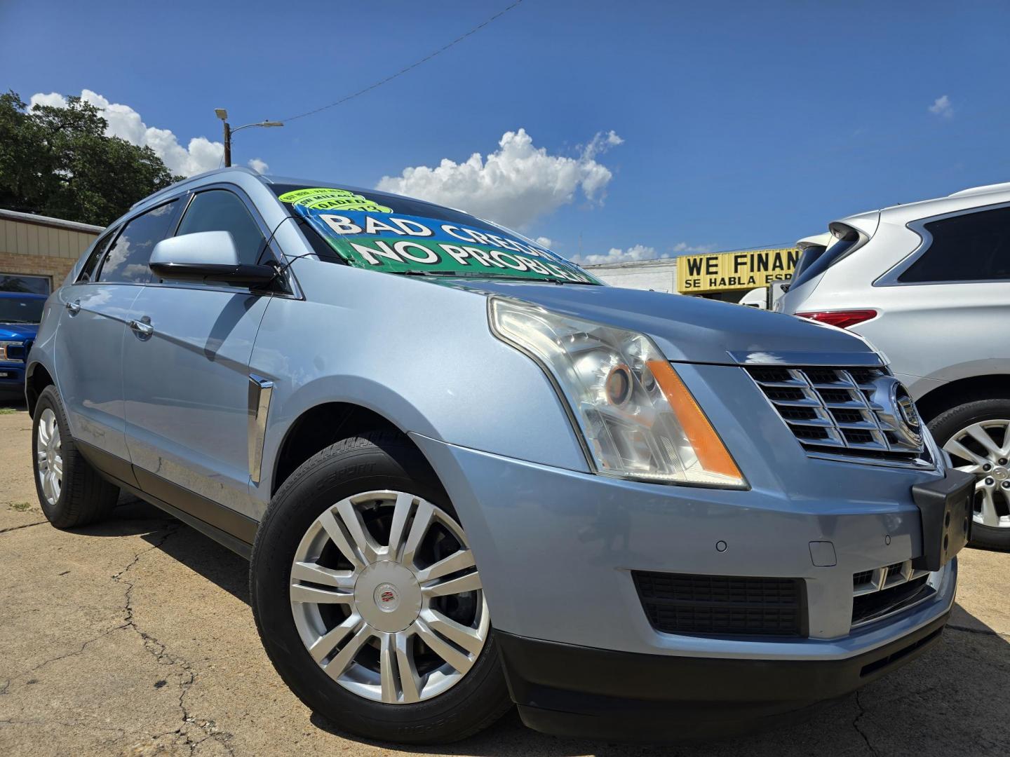 2013 BLUE Cadillac SRX (3GYFNGE38DS) with an 3.6L V6 DOHC 24V FFV engine, 6-Speed Automatic transmission, located at 2660 S.Garland Avenue, Garland, TX, 75041, (469) 298-3118, 32.885387, -96.656776 - Photo#0