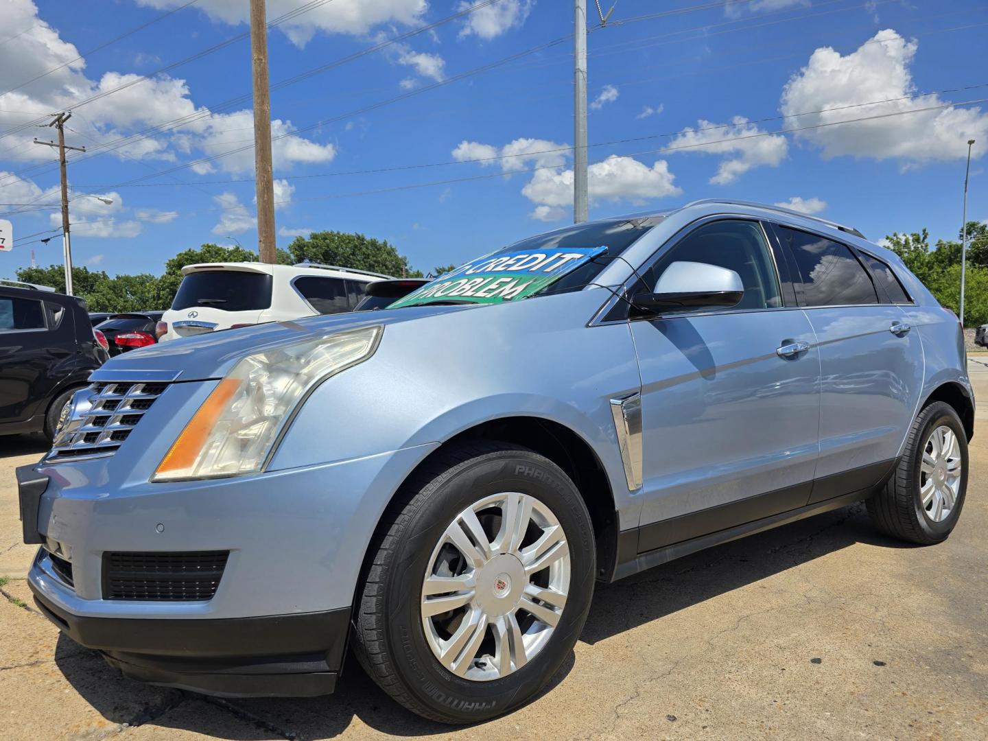 2013 BLUE Cadillac SRX (3GYFNGE38DS) with an 3.6L V6 DOHC 24V FFV engine, 6-Speed Automatic transmission, located at 2660 S.Garland Avenue, Garland, TX, 75041, (469) 298-3118, 32.885387, -96.656776 - Photo#7