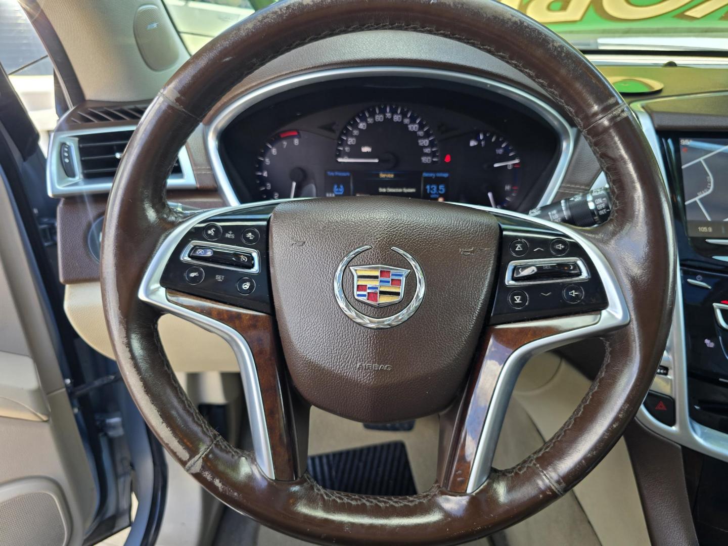 2013 BLUE Cadillac SRX (3GYFNGE38DS) with an 3.6L V6 DOHC 24V FFV engine, 6-Speed Automatic transmission, located at 2660 S.Garland Avenue, Garland, TX, 75041, (469) 298-3118, 32.885387, -96.656776 - Photo#12