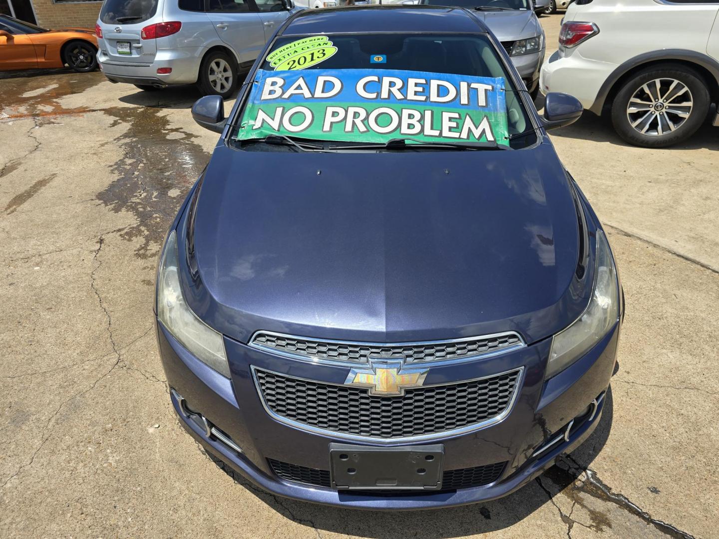 2013 BLUE Chevrolet Cruze 2LT (1G1PE5SB5D7) with an 1.4L L4 DOHC 16V TURBO engine, 6-Speed Automatic transmission, located at 2660 S.Garland Avenue, Garland, TX, 75041, (469) 298-3118, 32.885387, -96.656776 - Photo#8