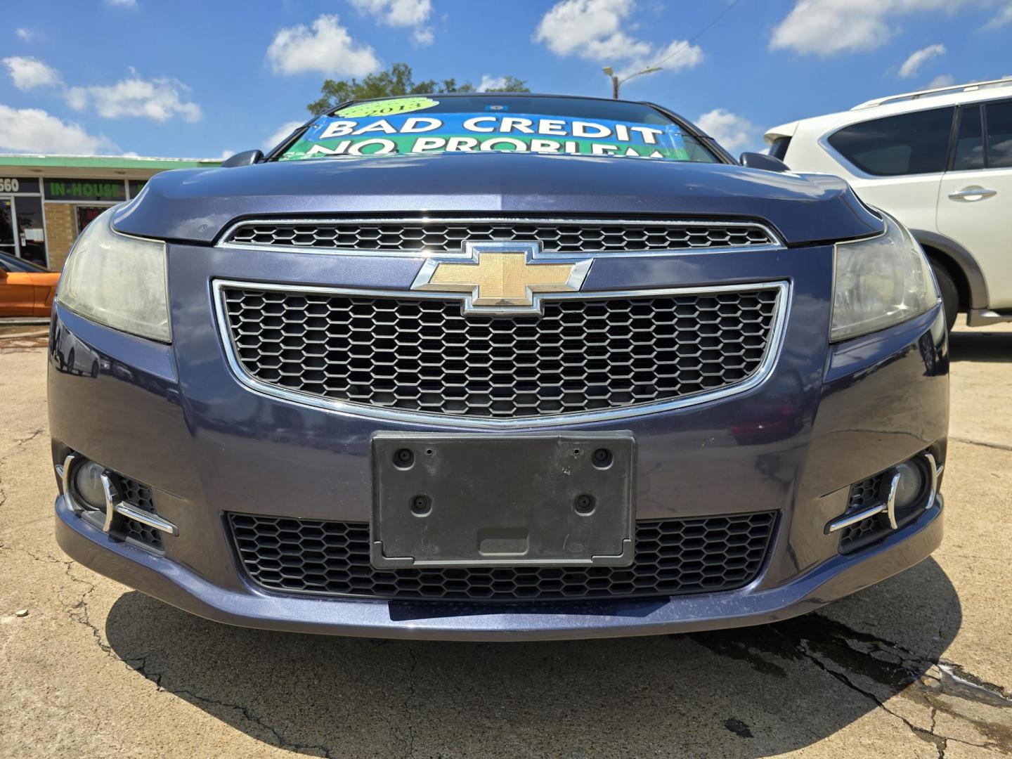 2013 BLUE Chevrolet Cruze 2LT (1G1PE5SB5D7) with an 1.4L L4 DOHC 16V TURBO engine, 6-Speed Automatic transmission, located at 2660 S.Garland Avenue, Garland, TX, 75041, (469) 298-3118, 32.885387, -96.656776 - Photo#9