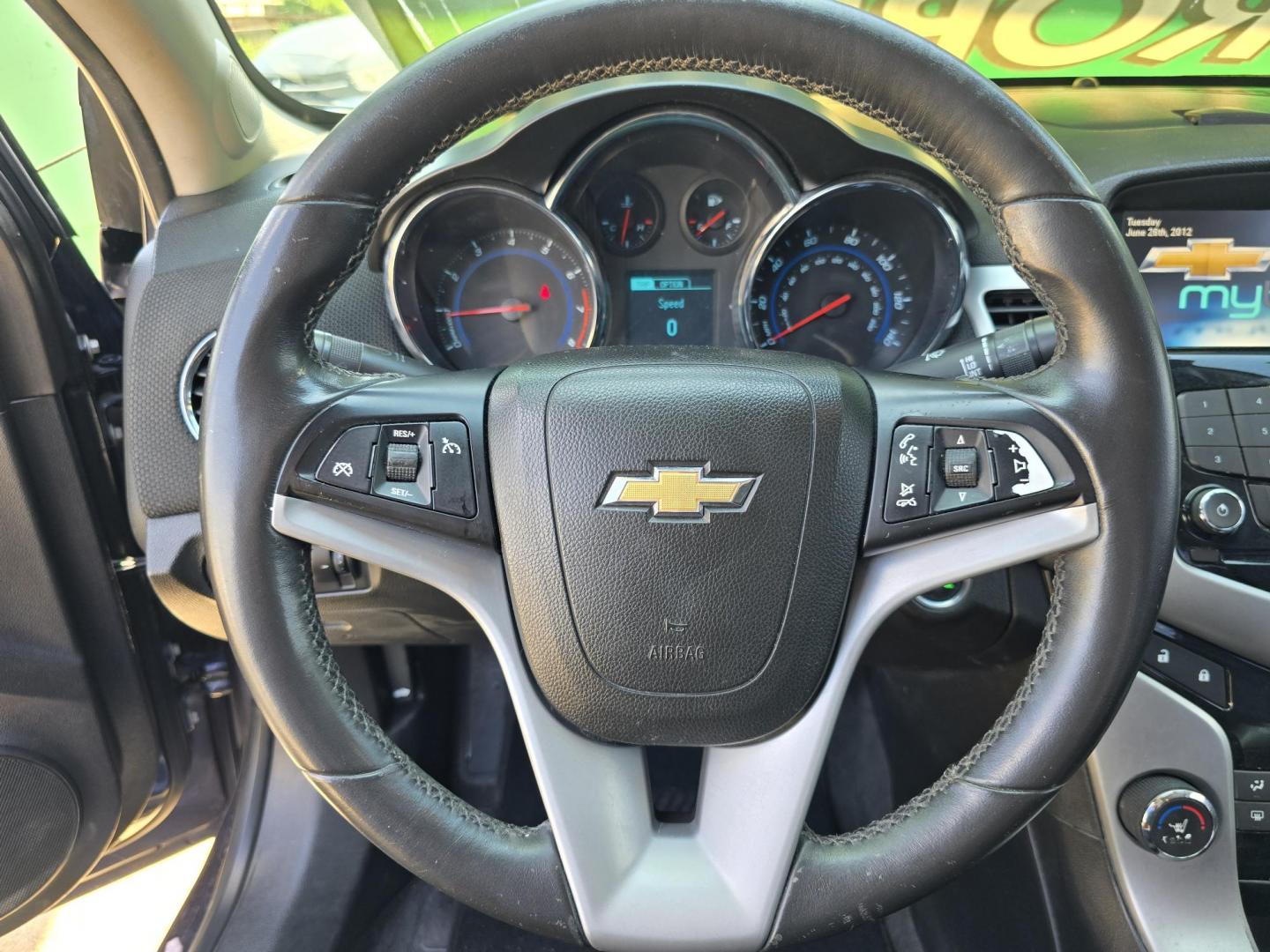 2013 BLUE Chevrolet Cruze 2LT (1G1PE5SB5D7) with an 1.4L L4 DOHC 16V TURBO engine, 6-Speed Automatic transmission, located at 2660 S.Garland Avenue, Garland, TX, 75041, (469) 298-3118, 32.885387, -96.656776 - Photo#12