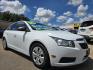 2013 WHITE Chevrolet Cruze LS (1G1PA5SH4D7) with an 1.8L L4 DOHC 16V FFV engine, 6-Speed Automatic transmission, located at 2660 S.Garland Avenue, Garland, TX, 75041, (469) 298-3118, 32.885387, -96.656776 - Photo#1