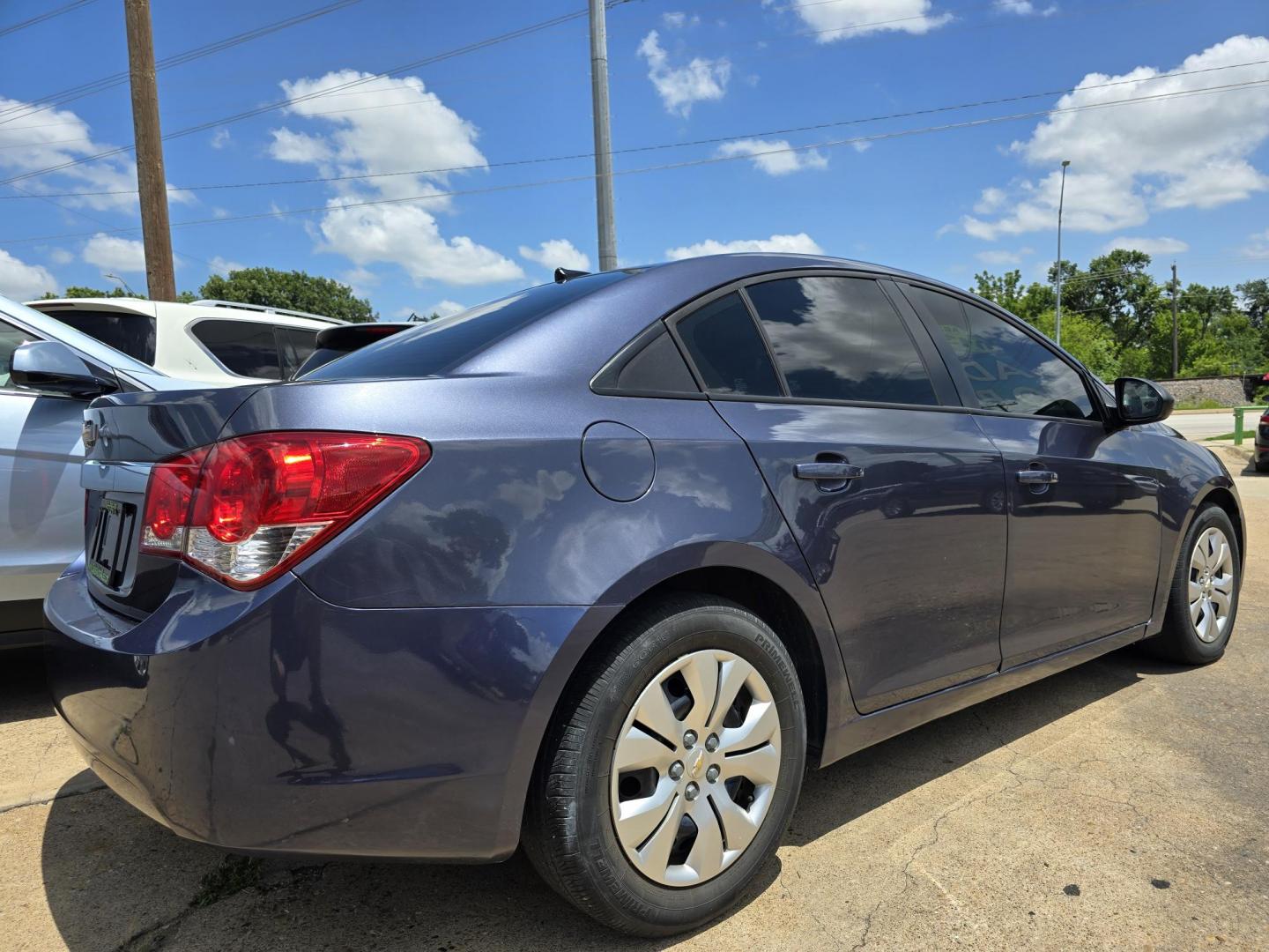 2013 BLUE Chevrolet Cruze LS (1G1PA5SH9D7) with an 1.8L L4 DOHC 16V FFV engine, 6-Speed Automatic transmission, located at 2660 S.Garland Avenue, Garland, TX, 75041, (469) 298-3118, 32.885387, -96.656776 - Photo#3