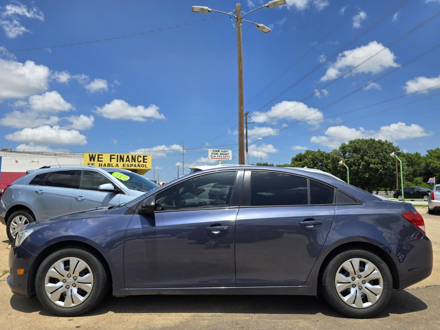 2013 BLUE Chevrolet Cruze LS (1G1PA5SH9D7) with an 1.8L L4 DOHC 16V FFV engine, 6-Speed Automatic transmission, located at 2660 S.Garland Avenue, Garland, TX, 75041, (469) 298-3118, 32.885387, -96.656776 - Photo#6