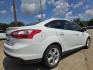 2013 WHITE Ford Focus SE (1FADP3F29DL) , AUTO transmission, located at 2660 S.Garland Avenue, Garland, TX, 75041, (469) 298-3118, 32.885387, -96.656776 - Photo#3
