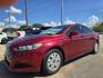 2013 RED Ford Fusion S (3FA6P0G78DR) with an 2.5L L4 DOHC 16V engine, AUTO transmission, located at 2660 S.Garland Avenue, Garland, TX, 75041, (469) 298-3118, 32.885387, -96.656776 - Photo#7
