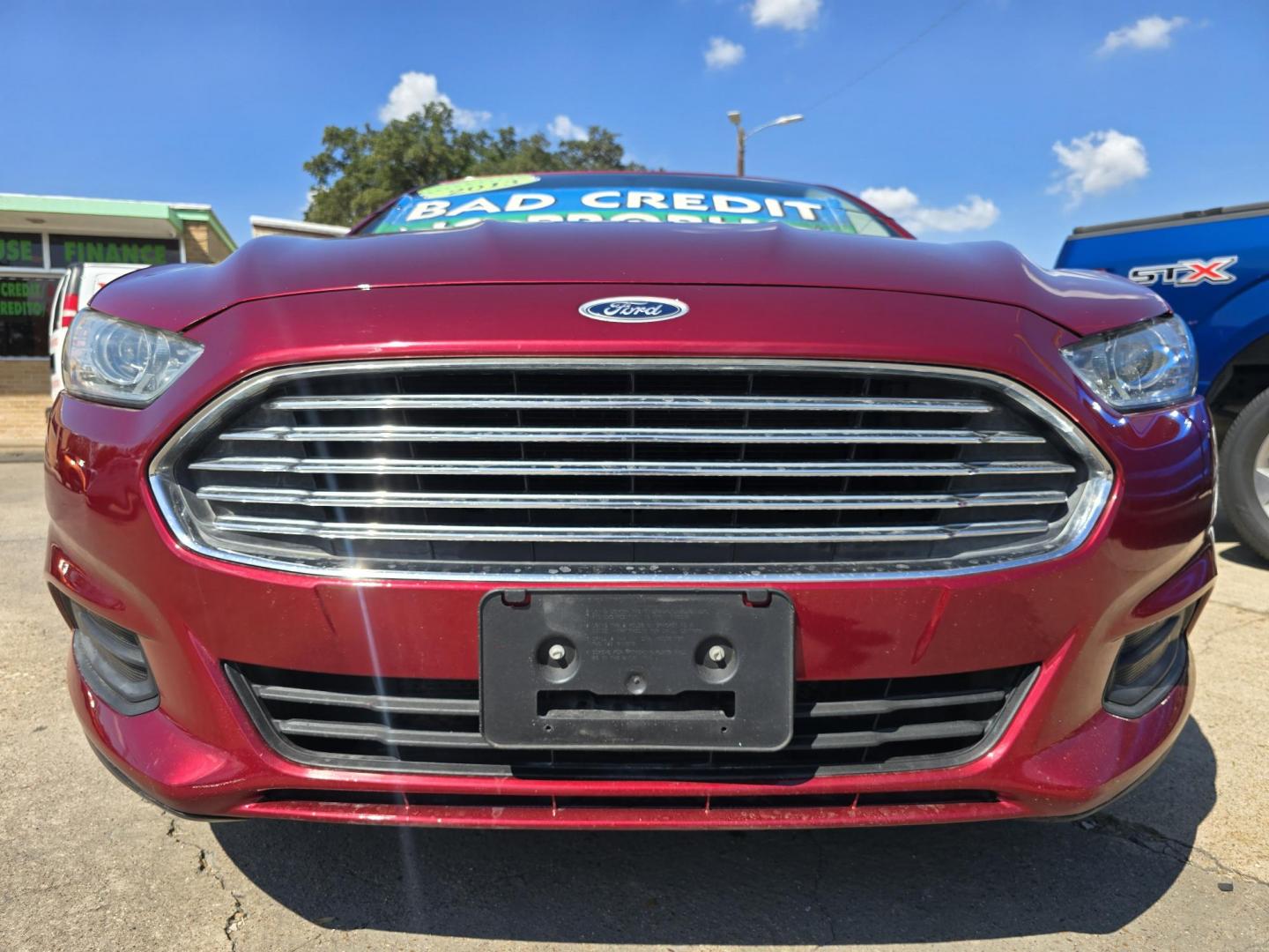 2013 RED Ford Fusion S (3FA6P0G78DR) with an 2.5L L4 DOHC 16V engine, AUTO transmission, located at 2660 S.Garland Avenue, Garland, TX, 75041, (469) 298-3118, 32.885387, -96.656776 - Photo#9