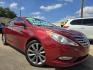 2013 RED Hyundai Sonata Limited (5NPEC4AC6DH) with an 2.4L L4 DOHC 16V engine, 6-Speed Automatic transmission, located at 2660 S.Garland Avenue, Garland, TX, 75041, (469) 298-3118, 32.885387, -96.656776 - Photo#0