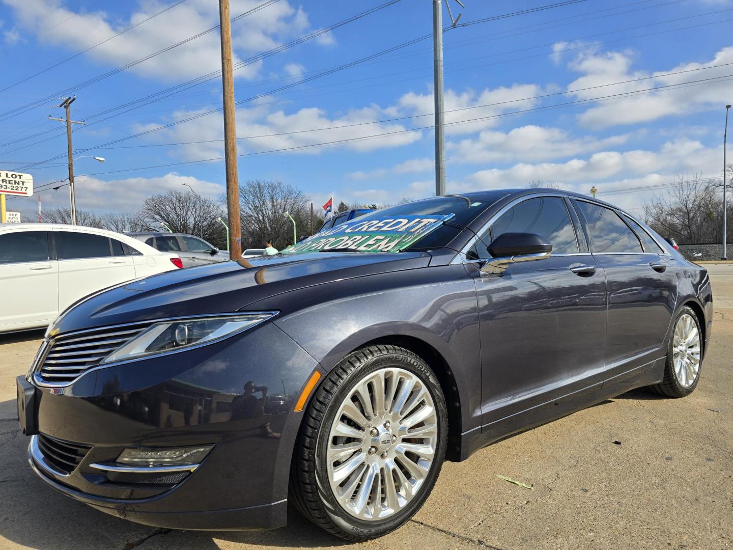 2013 GRAY Lincoln MKZ FWD (3LN6L2G99DR) with an 2.0L L4 DOHC 16V engine, 6-Speed Automatic transmission, located at 2660 S.Garland Avenue, Garland, TX, 75041, (469) 298-3118, 32.885387, -96.656776 - Photo#7