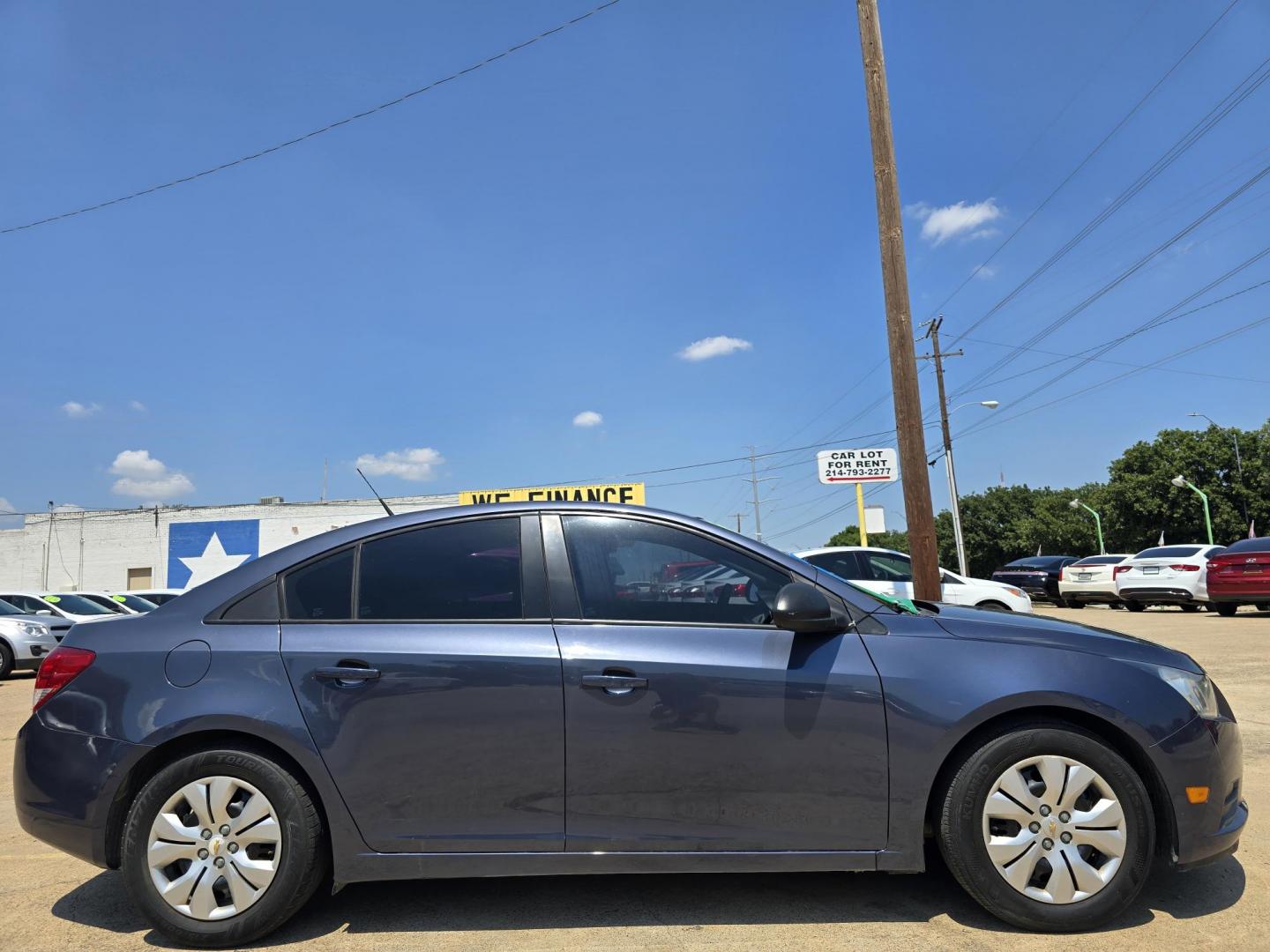 2014 BLUE /GRAY CHEVROLET CRUZE LS LS (1G1PA5SH7E7) , AUTO transmission, located at 2660 S.Garland Avenue, Garland, TX, 75041, (469) 298-3118, 32.885387, -96.656776 - Welcome to DallasAutos4Less, one of the Premier BUY HERE PAY HERE Dealers in the North Dallas Area. We specialize in financing to people with NO CREDIT or BAD CREDIT. We need proof of income, proof of residence, and a ID. Come buy your new car from us today!! This is a very clean 2014 CHEVY CRUZE - Photo#2