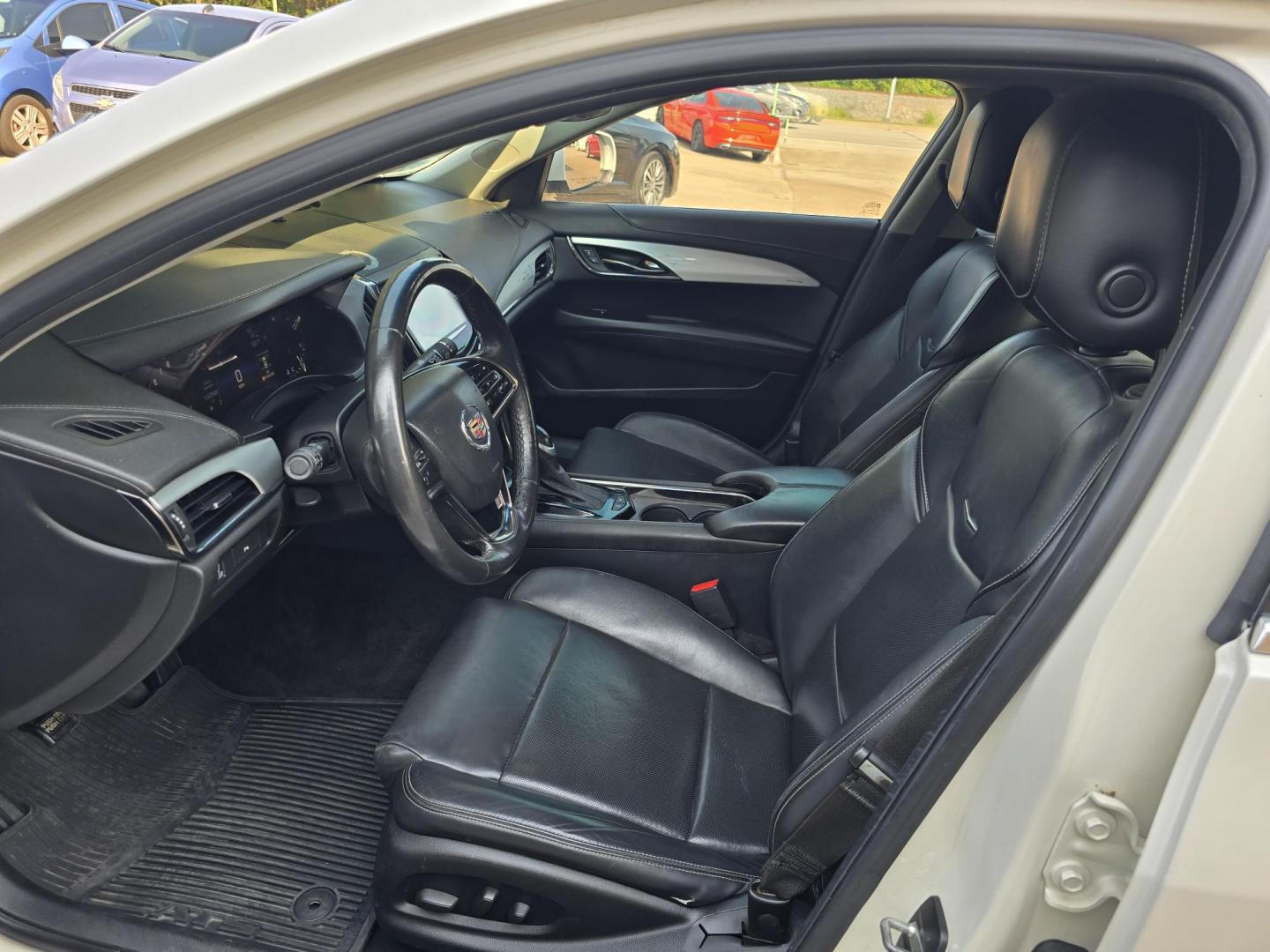 2014 WHITE Cadillac ATS 2.5L Luxury (1G6AB5RA2E0) with an 2.5L L4 DOHC 16V engine, 6-Speed Automatic transmission, located at 2660 S.Garland Avenue, Garland, TX, 75041, (469) 298-3118, 32.885387, -96.656776 - Photo#12