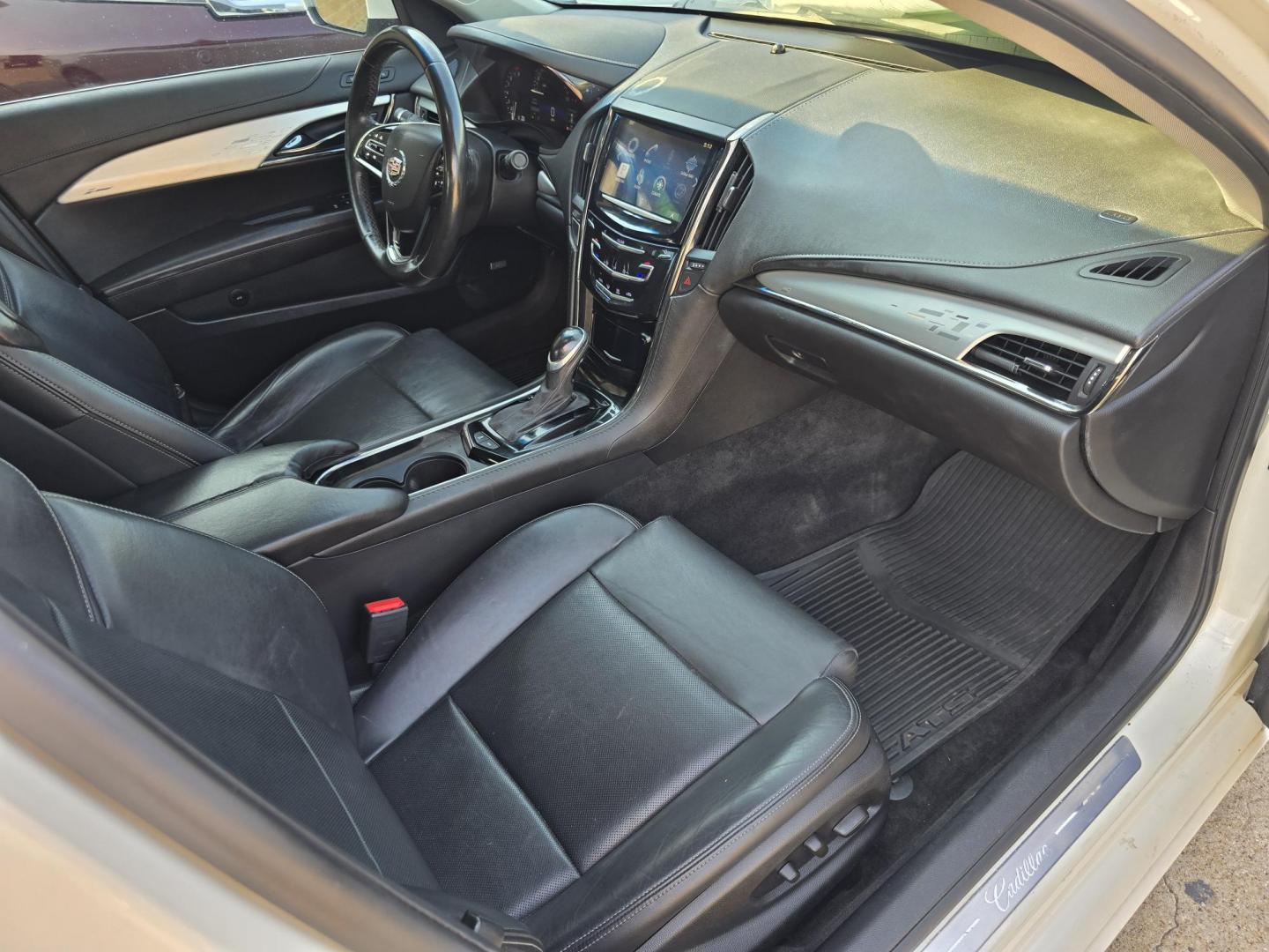 2014 WHITE Cadillac ATS 2.5L Luxury (1G6AB5RA2E0) with an 2.5L L4 DOHC 16V engine, 6-Speed Automatic transmission, located at 2660 S.Garland Avenue, Garland, TX, 75041, (469) 298-3118, 32.885387, -96.656776 - Photo#19
