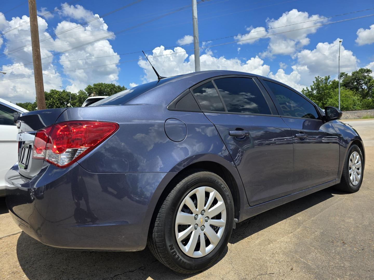 2014 BLUE Chevrolet Cruze LS (1G1PA5SG0E7) with an 1.8L L4 DOHC 16V engine, 6-Speed Automatic transmission, located at 2660 S.Garland Avenue, Garland, TX, 75041, (469) 298-3118, 32.885387, -96.656776 - Photo#3