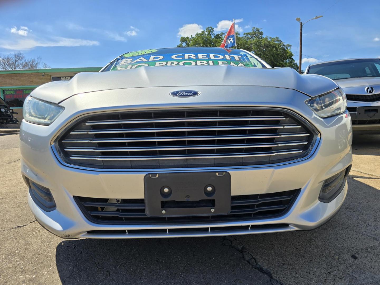 2014 BLUE Ford Fusion S (3FA6P0G72ER) with an 2.5L L4 DOHC 16V engine, AUTO transmission, located at 2660 S.Garland Avenue, Garland, TX, 75041, (469) 298-3118, 32.885387, -96.656776 - Photo#9