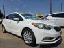 2014 DIAMOND WHITE /BLACK Kia Forte EX (KNAFX4A80E5) with an 2.0L L4 DOHC 16V engine, 6-Speed Automatic transmission, located at 2660 S.Garland Avenue, Garland, TX, 75041, (469) 298-3118, 32.885387, -96.656776 - Photo#1