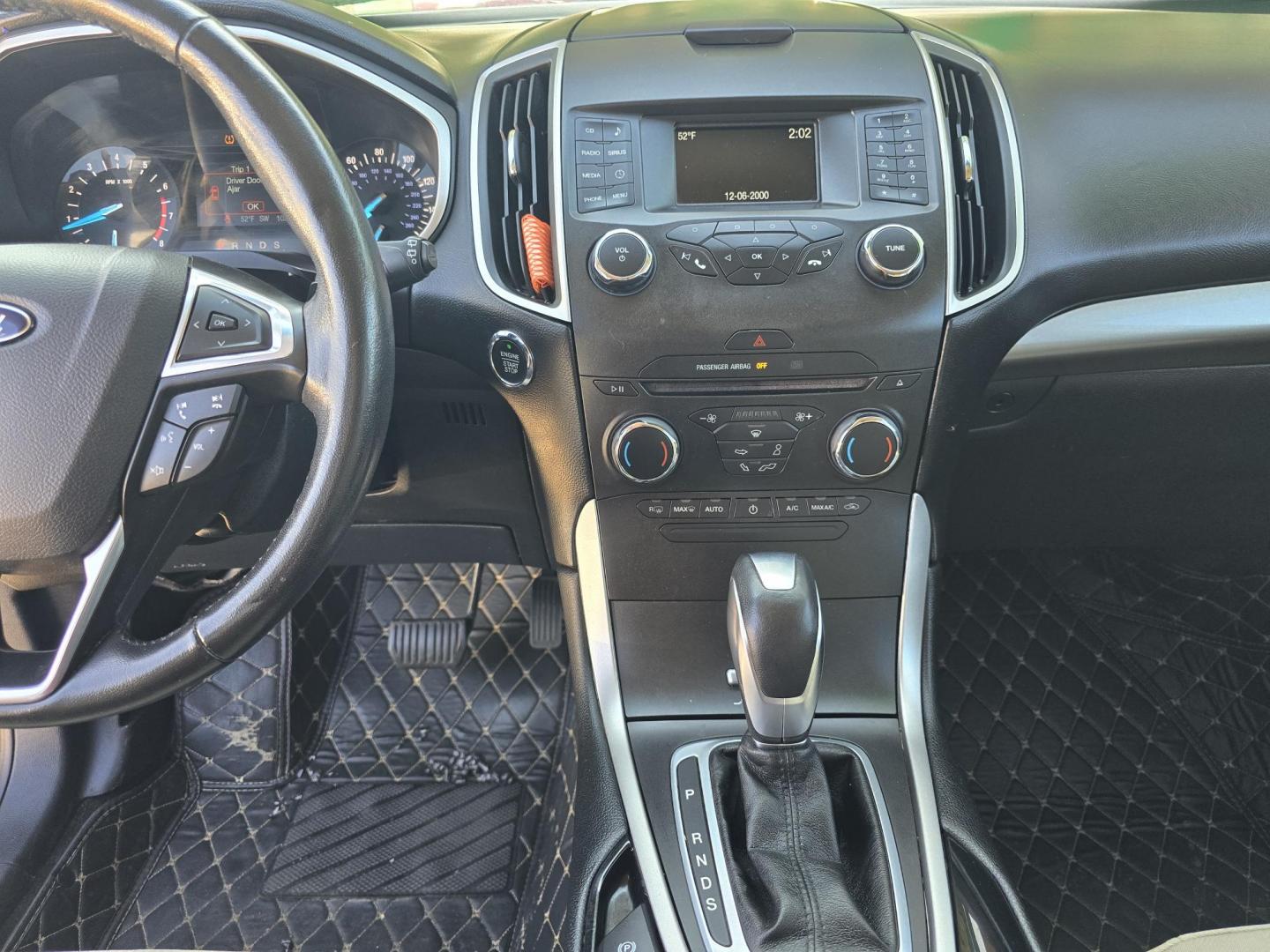 2015 BLACK Ford Edge SEL (2FMTK3J8XFB) with an 3.5L V6 DOHC 24V engine, 6-Speed Automatic transmission, located at 2660 S.Garland Avenue, Garland, TX, 75041, (469) 298-3118, 32.885387, -96.656776 - Photo#14