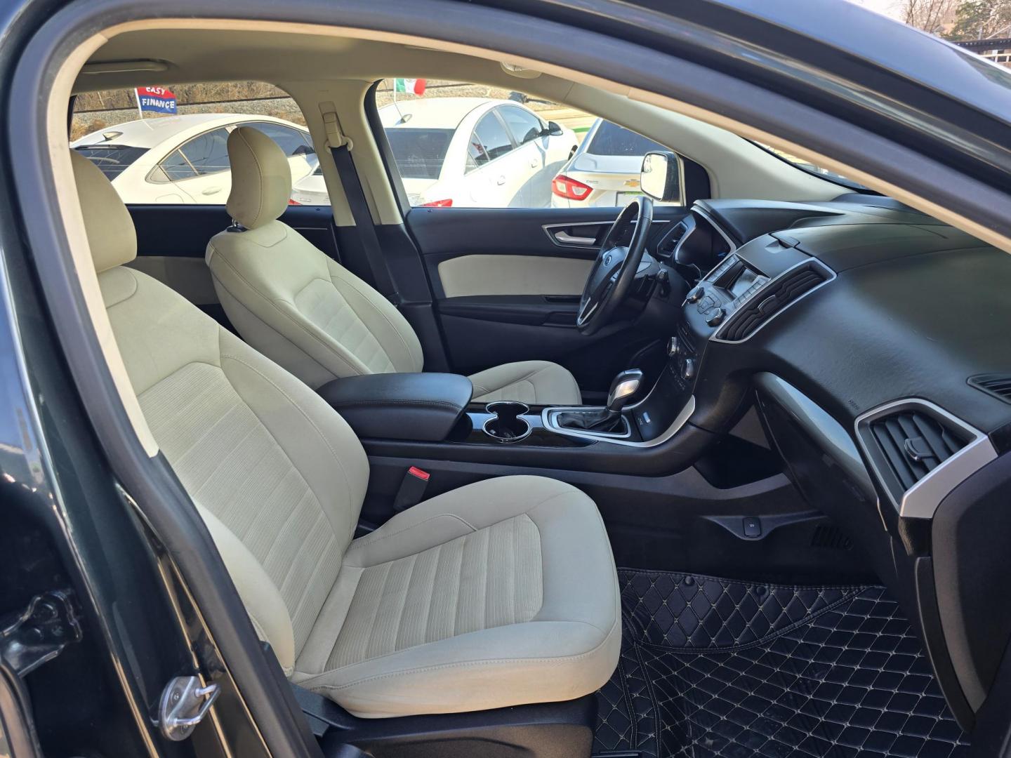 2015 BLACK Ford Edge SEL (2FMTK3J8XFB) with an 3.5L V6 DOHC 24V engine, 6-Speed Automatic transmission, located at 2660 S.Garland Avenue, Garland, TX, 75041, (469) 298-3118, 32.885387, -96.656776 - Photo#19