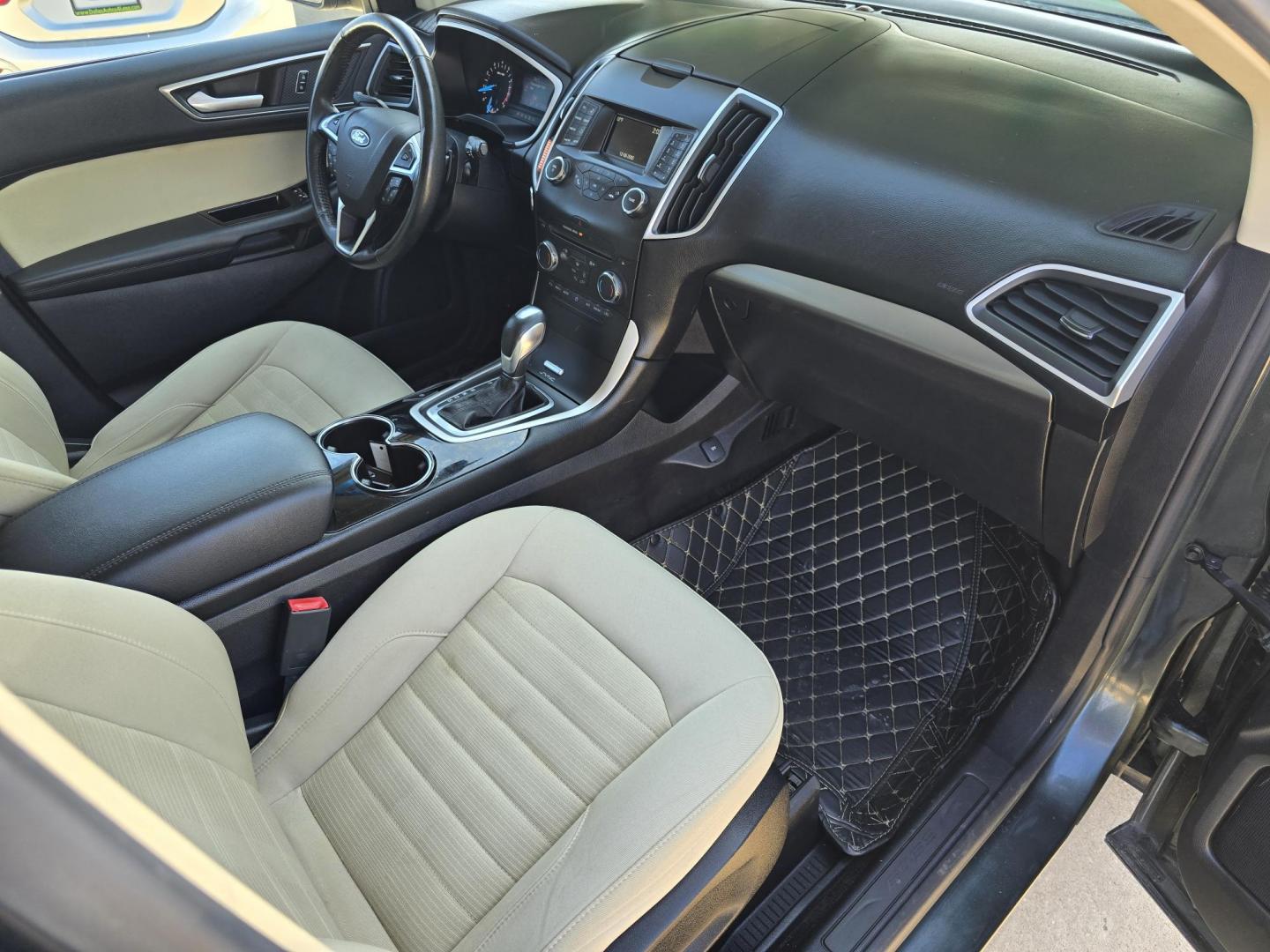 2015 BLACK Ford Edge SEL (2FMTK3J8XFB) with an 3.5L V6 DOHC 24V engine, 6-Speed Automatic transmission, located at 2660 S.Garland Avenue, Garland, TX, 75041, (469) 298-3118, 32.885387, -96.656776 - Photo#20