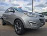 2015 GRAY Hyundai Tucson GLS (KM8JU3AG9FU) with an 2.4L L4 DOHC 16V engine, 6-Speed Automatic transmission, located at 2660 S.Garland Avenue, Garland, TX, 75041, (469) 298-3118, 32.885387, -96.656776 - Photo#1
