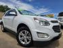 2016 WHITE Chevrolet Equinox LT (2GNALCEK6G6) with an 2.4L L4 DOHC 16V FFV engine, 6A transmission, located at 2660 S.Garland Avenue, Garland, TX, 75041, (469) 298-3118, 32.885387, -96.656776 - Photo#0