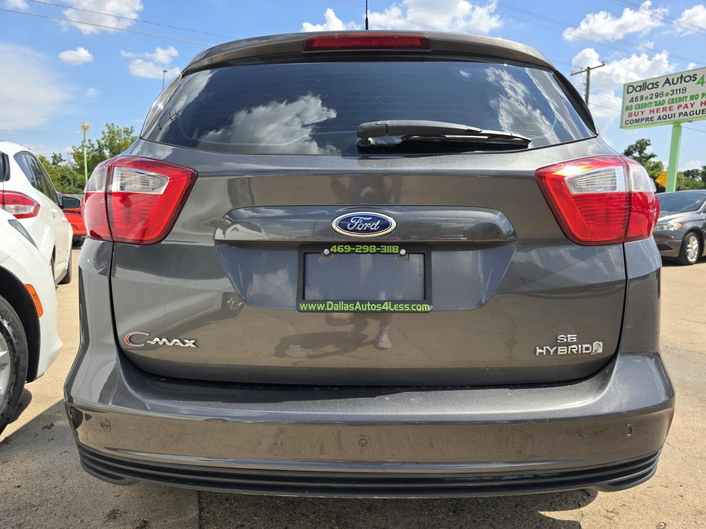 2016 GRAY /BLACK Ford C-Max Hybrid SE (1FADP5AU1GL) with an 2.0L L4 DOHC 16V HYBRID engine, CVT transmission, located at 2660 S.Garland Avenue, Garland, TX, 75041, (469) 298-3118, 32.885387, -96.656776 - Photo#4
