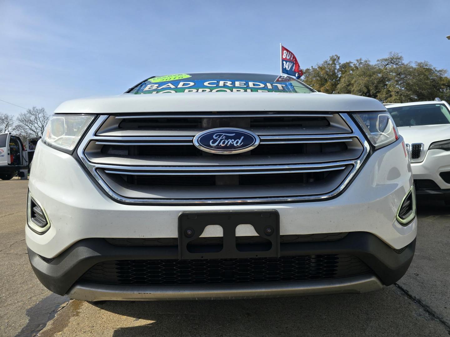 2016 WHITE Ford Edge SEL (2FMPK4J88GB) with an 3.5L V6 DOHC 24V engine, 6A transmission, located at 2660 S.Garland Avenue, Garland, TX, 75041, (469) 298-3118, 32.885387, -96.656776 - Photo#9