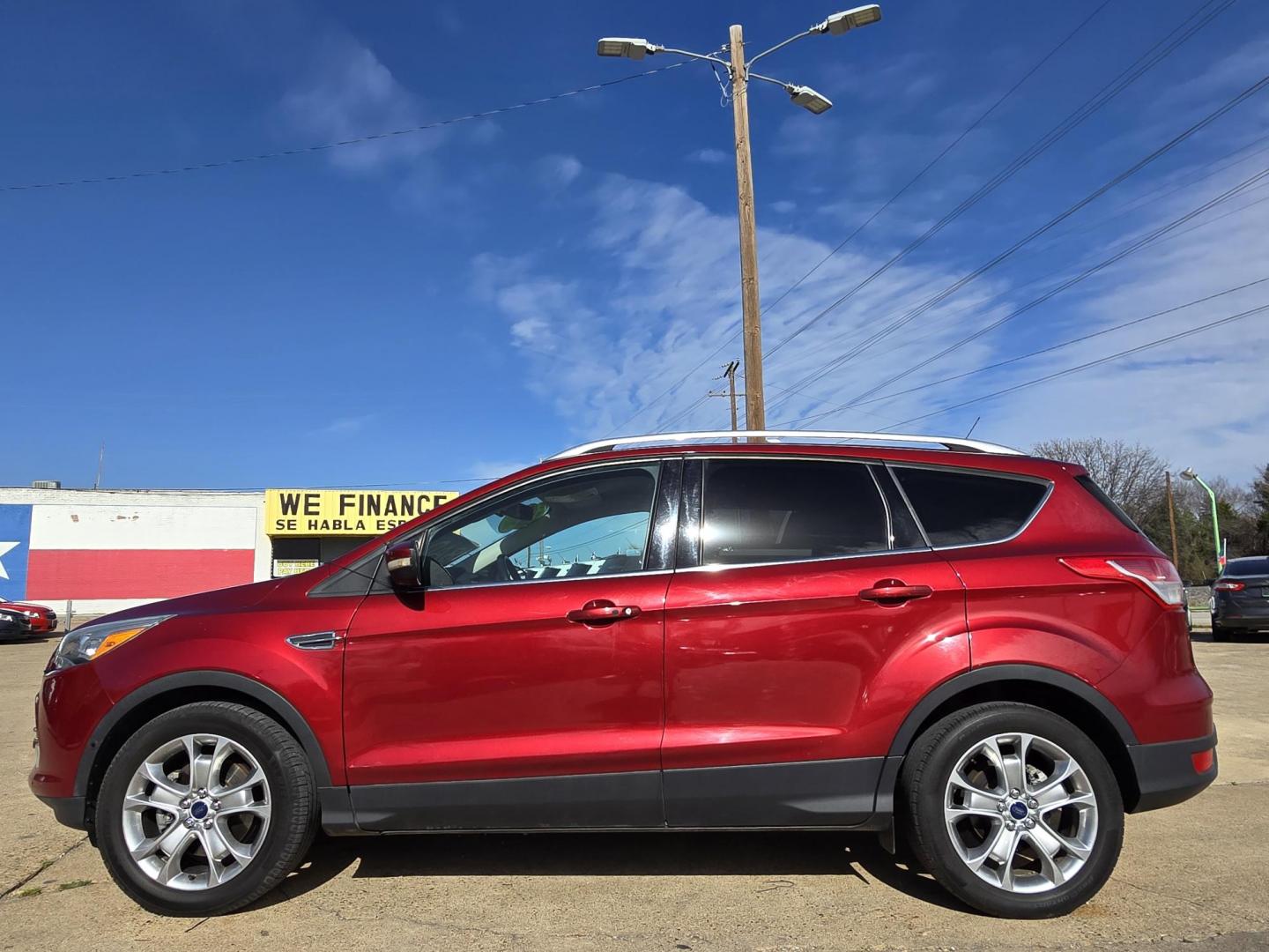 2016 RED Ford Escape Titanium (1FMCU0J96GU) with an 2.0L L4 DOHC 16V engine, 6-Speed Automatic transmission, located at 2660 S.Garland Avenue, Garland, TX, 75041, (469) 298-3118, 32.885387, -96.656776 - Photo#6