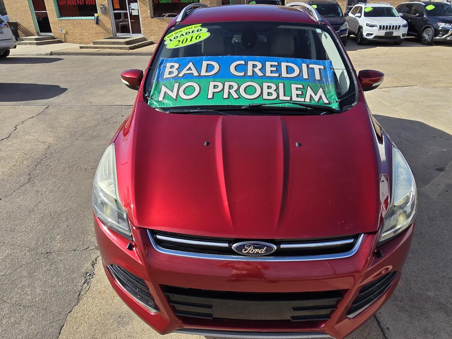 2016 RED Ford Escape Titanium (1FMCU0J96GU) with an 2.0L L4 DOHC 16V engine, 6-Speed Automatic transmission, located at 2660 S.Garland Avenue, Garland, TX, 75041, (469) 298-3118, 32.885387, -96.656776 - Photo#8