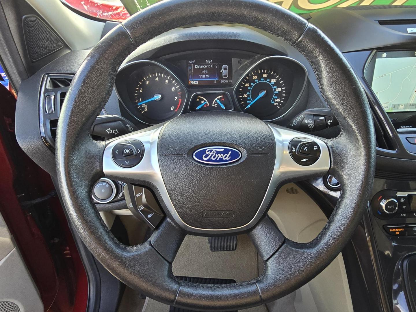 2016 RED Ford Escape Titanium (1FMCU0J96GU) with an 2.0L L4 DOHC 16V engine, 6-Speed Automatic transmission, located at 2660 S.Garland Avenue, Garland, TX, 75041, (469) 298-3118, 32.885387, -96.656776 - Photo#12