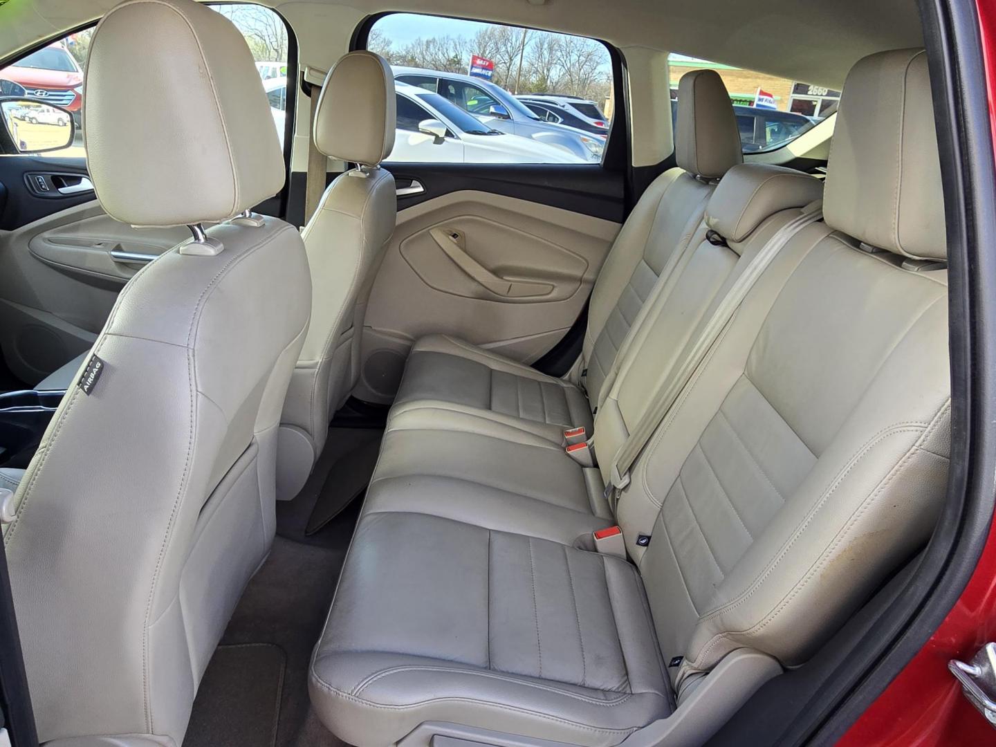 2016 RED Ford Escape Titanium (1FMCU0J96GU) with an 2.0L L4 DOHC 16V engine, 6-Speed Automatic transmission, located at 2660 S.Garland Avenue, Garland, TX, 75041, (469) 298-3118, 32.885387, -96.656776 - Photo#18