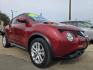 2016 RED Nissan Juke S (JN8AF5MR2GT) with an 1.6L L4 DOHC 16V TURBO engine, CVT transmission, located at 2660 S.Garland Avenue, Garland, TX, 75041, (469) 298-3118, 32.885387, -96.656776 - Photo#1
