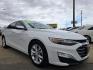2019 WHITE Chevrolet Malibu LT (1G1ZD5STXKF) with an 1.5L L4 DOHC 16V engine, 6A transmission, located at 2660 S.Garland Avenue, Garland, TX, 75041, (469) 298-3118, 32.885387, -96.656776 - Photo#1