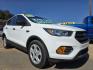 2019 WHITE Ford Escape S (1FMCU0F71KU) with an 2.5L L4 DOHC 16V engine, 6A transmission, located at 2660 S.Garland Avenue, Garland, TX, 75041, (469) 298-3118, 32.885387, -96.656776 - Photo#1