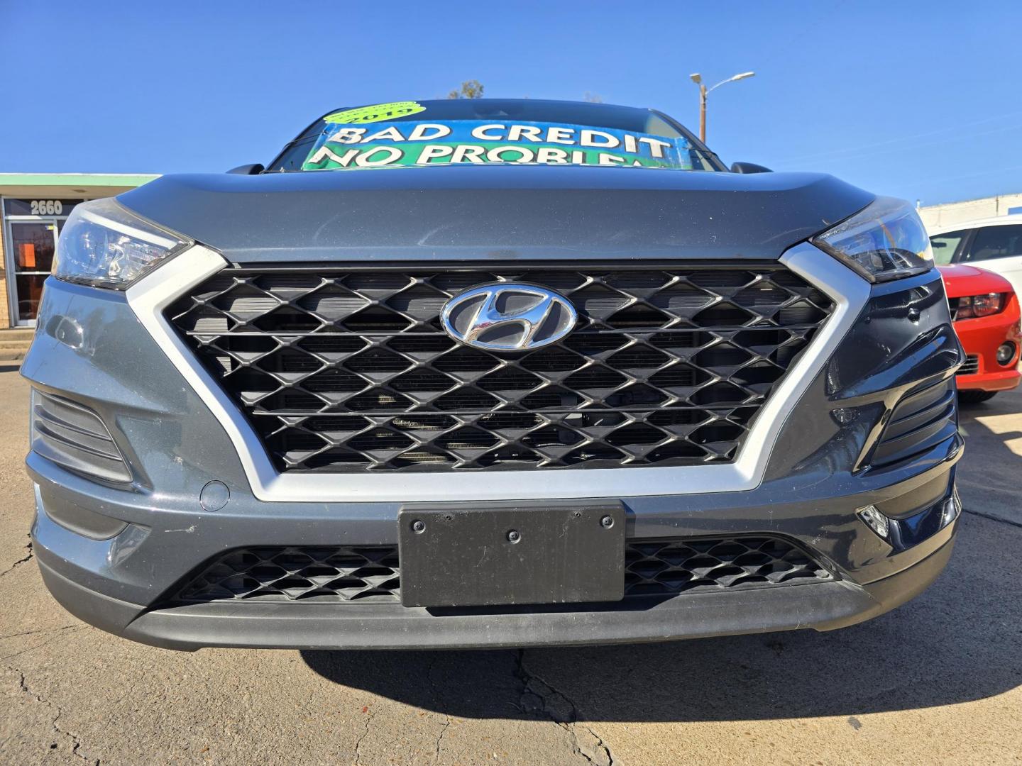 2019 BLUE Hyundai Tucson SE (KM8J23A46KU) with an 2.0L L4 DOHC 16V engine, 6A transmission, located at 2660 S.Garland Avenue, Garland, TX, 75041, (469) 298-3118, 32.885387, -96.656776 - Photo#9