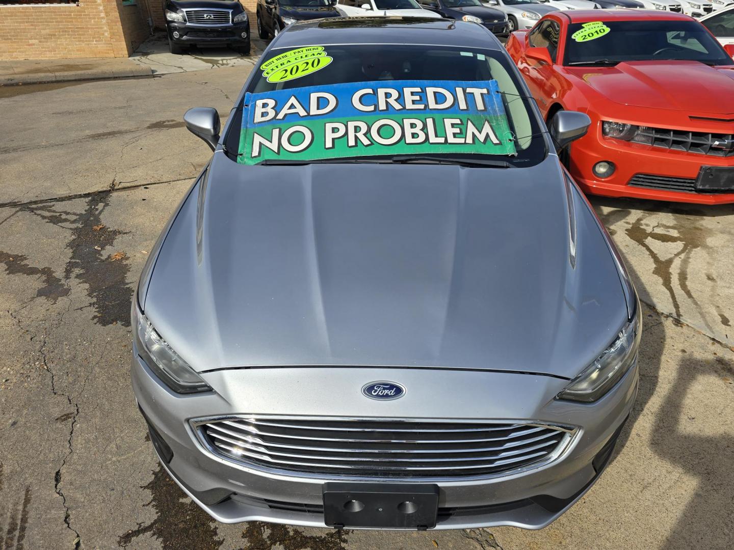 2020 GOLD Ford Fusion SE (3FA6P0HD7LR) with an 1.5L L4 DOHC 16V engine, 6A transmission, located at 2660 S.Garland Avenue, Garland, TX, 75041, (469) 298-3118, 32.885387, -96.656776 - Photo#8