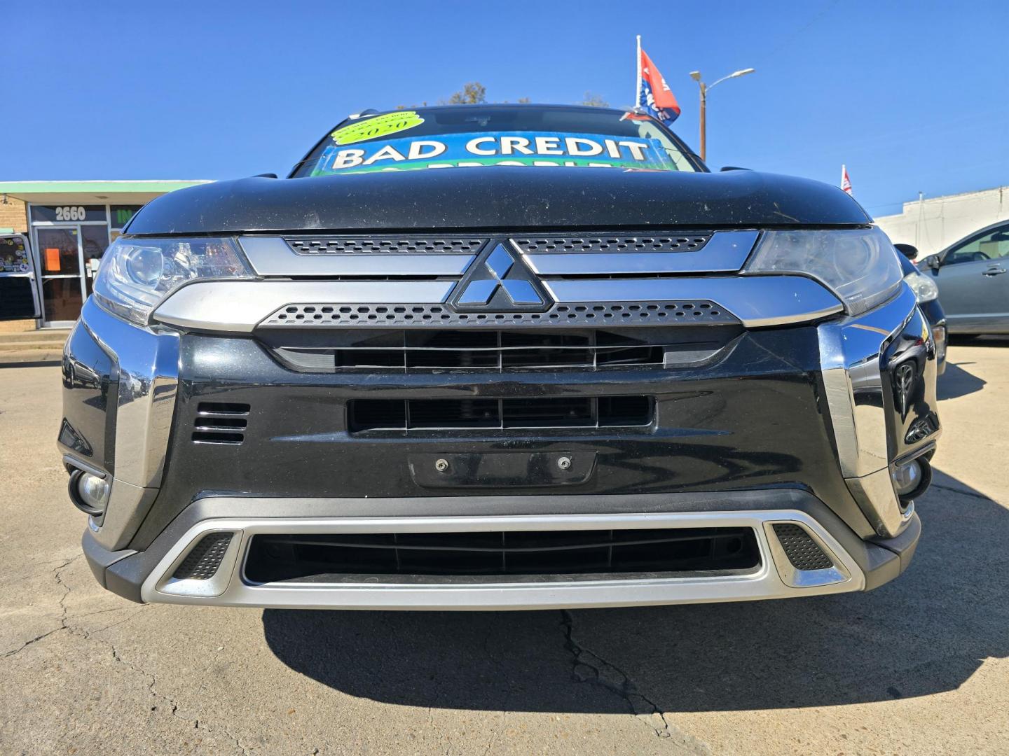 2020 BLACK Mitsubishi Outlander SEL (JA4AZ3A31LZ) with an 2.4L L4 DOHC 16V engine, CVT transmission, located at 2660 S.Garland Avenue, Garland, TX, 75041, (469) 298-3118, 32.885387, -96.656776 - Photo#9