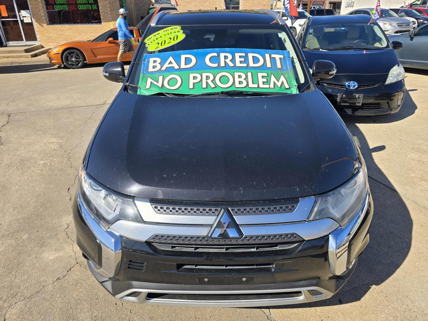 2020 BLACK Mitsubishi Outlander SEL (JA4AZ3A31LZ) with an 2.4L L4 DOHC 16V engine, CVT transmission, located at 2660 S.Garland Avenue, Garland, TX, 75041, (469) 298-3118, 32.885387, -96.656776 - Photo#8